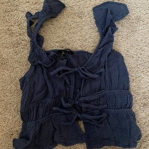 Navy blue tank top